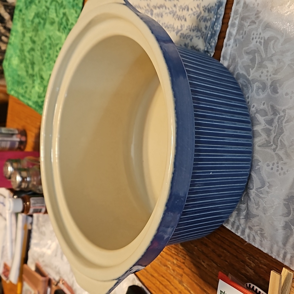 From my Brother's closet oven dish or part of crock pot